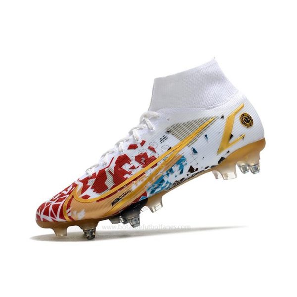 Nike Mercurial Superfly Elite SG PRO AC Blanco Rojo Oro